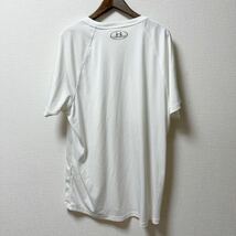 UNDER ARMOUR RUN アンダーアーマー 半袖Tシャツ トレーニングウエア XLサイズ ホワイト ポリエステル_画像2