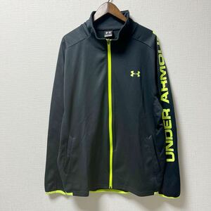 UNDER ARMOUR アンダーアーマー ジャージ トラックジャケット LGサイズ ブラック ポリエステル