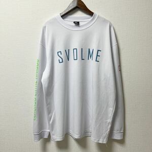 SVOLME スボルメ 長袖Tシャツ プラクティスシャツ XLサイズ ホワイト ポリエステル