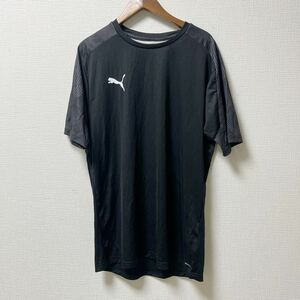 【新品】PUMA プーマ 半袖 Tシャツ プラクティスシャツ XLサイズ ブラック ポリエステル