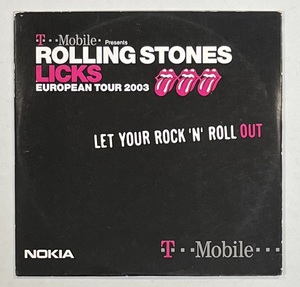 M6115◆ROLLING STONES◆LICKS EUROPEAN TOUR 2003(1CD-ROM)紙ジャケ輸入レア盤