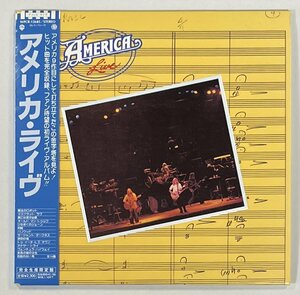 M5982◆AMERICA/アメリカ◆LIVE/ライヴ(1CD)帯付き紙ジャケ日本盤/英国産ソフト/フォーク・ロック