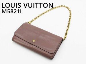 [中古]LOUIS VUITTON ルイヴィトン M58211 ポルトフォイユ・サラ チェーン・ウォレット 長財布