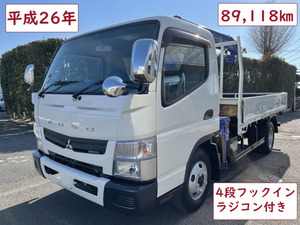 【諸費用コミ】:【下取も可能】H26 三菱キャンター 4段クレーン車 3tトラック ワイドロング エルフ ダイナ デュトロ