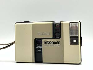 Konica RECORDER 24mm f4 コニカ レコーダー ゴールド コンパクトフィルムカメラ ◆動作品◆