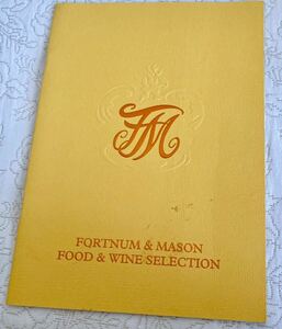 フォートナム&メイソン　パンフレット ロンドン　英国　イギリス　fortnam&mason 冊子