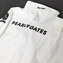 ★新品正規品春物 PEARLYGATES/パーリーゲイツ コットンフルジップパーカー size6(LL) コットンでソフトな肌触り、ストレッチ性 日本製_画像7