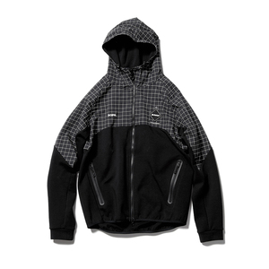 F.C. Real Bristol F.C.R.B. リアルブリストル 2021 S/S VENTILATION HOODIE ヴェンチレーションフーディ Black 黒 S