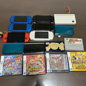 動作未確認 ★ ジャンク品 ゲーム機 11点 まとめ売り 大量 本体 PSP1000 PSP3000 PCH-2000 Nintendoなど