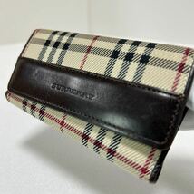 ☆良品☆ ◆BURBERRY バーバリー◆ キーケース 5連　キャンバス×レザー　ブラウン×ノバチェック　TI764 DH54 【USED】0214B_画像3