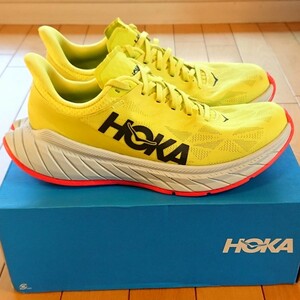 【中古品、走行距離: 約30km】HOKA ONEONE「CARBON X 2」1113526 / EPFS 8D ホカ オネオネ カーボン X 2 メンズ 26.0cm 