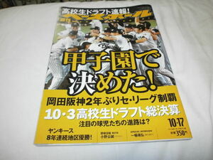 週刊ベースボール2005.10.17甲子園で決めた ! 阪神タイガース2年ぶりV 岡田彰布監督/高校生ドラフト/連続写真・大村直之