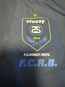 STUSSY FCRB TOKYO ベンチコート紺(XL) 美USED BENCH COAT soph ステューシー 限定 ダウン ヴィンテージ レア 非売品 F.C.R.B. nigo 