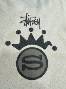 STUSSY OLD S クラウンTee (XXL) オールドステューシー 黒タグ ヴィンテージ 激レア 白タグ 売り切り 限定 ショーン 1990 Tシャツ nigo