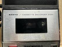 SANYO MR-488　カセット　サイン　ラジカセ_画像2