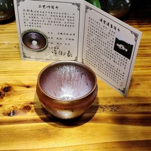 抹茶碗 抹茶茶碗 天目茶碗 曜変天目茶碗 茶道具 お茶碗 国宝 茶道 茶碗 窯変天目茶碗 油滴天目 茶道具 茶器 初心者 酒器 陶芸用品 cw41_画像8