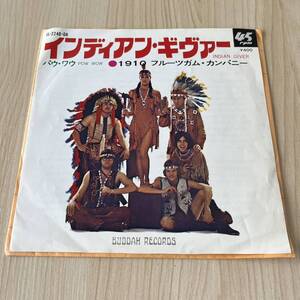 【国内盤7inch】1910フルーツガムカンパニー INDIAN GIVER POW WOW / EP レコード / LL 2240 DA / 洋楽ロック /