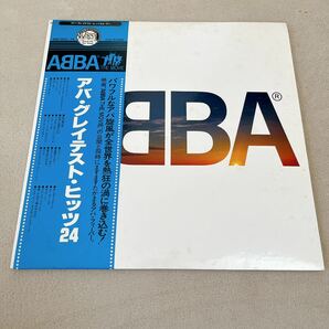 【国内盤帯付】ABBA GREATEST HITS 24 アバ グレイテストヒッツ24 / LP レコード / DSP 3012 / ライナー有 / 洋楽ポップスの画像1