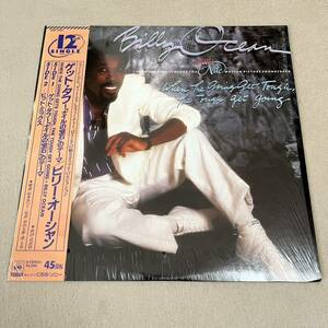 【国内盤帯付シュリンク付】ビリーオーシャン ゲットタフ ナイルの宝石のテーマ BILLY OCEAN / 12インチシングルレコード / 12AP 3144 /