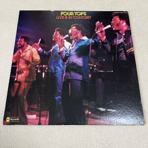 【国内盤】LIVE & IN CONCERT FOUR TOPS ライヴインコンサート フォートップス / LP レコード / YO 8007 / ライナー有 / R&Bソウル /