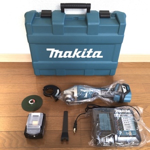 【送料無料】マキタ(Makita) 18Vディスクグラインダー GA412D スライドスイッチ サンダー (付属:バッテリー,充電器,ロックレンチ,純正砥石)