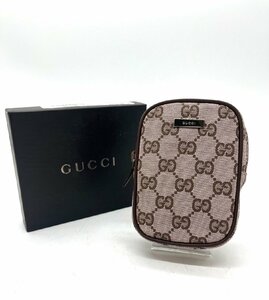 ●美品中古 真贋OK GUCCI グッチ シガレットケース 小物ケース GG柄 箱あり