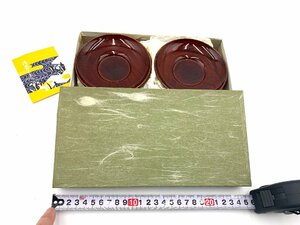 ■△【伝統工芸品】うるし塗 湯呑み置き 漆器 鎌倉 銭洗辨財天 お土産品 5客セット (S0222)