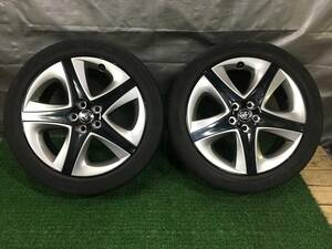 D-T0107b★ プリウス ZVW51 純正 アルミホイール 2本 TOYOTA 17×7.0J オフセット 50 PCD 100 5穴 ハブ径 54㎜ 215/45R17 ZVW50