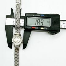 02148 オメガ OMEGA デビル DE VILLE カットガラス レディース 腕時計 手巻き シルバーカラー アンティーク ヴィンテージ_画像8