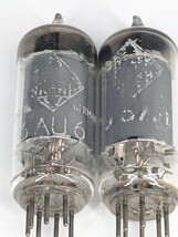 17221　TELEFUNKEN　6AU6/EF94　スクエアゲッター　2本　測定データあり　ダイヤマーク　真空管_画像4