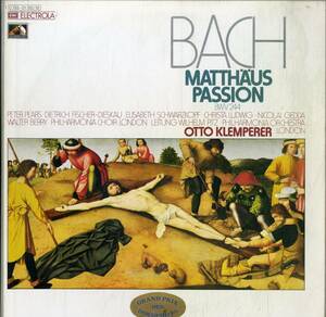 A00584535/●LP4枚組ボックス/オットー・クレンペラー「バッハ：Matthaus Passion」