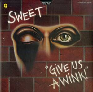 A00585321/LP/スイート(SWEET)「Give Us A Wink 甘い誘惑 (1976年・ECS-80460・グラムロック)」