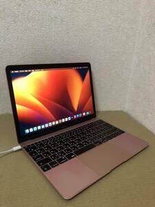 【バッテリーサ-ビス通電確認・起動確認】MacBook ( Retina 12-inch,2017/Core M3/SSD 256 GB/メモリ8 GB / ジャンク