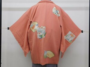 Art hand Auction [Rakufu] P28006 Beautiful item! Delicate hand-painted Yuzen Haori t, fashion, Women's kimono, kimono, coat, On the way