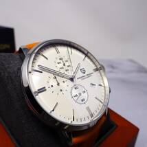 送料無料：新品・パガーニ腕時計メンズ・VK67クロノグラフクォーツ式スモールセコンドビジネスモデル腕時計 ・本革ベルト・PD-2720_画像10