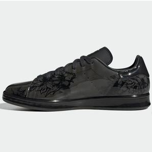 新品未使用 adidas スタンスミス【29.5cm】定価17600円 STAN SMITH スニーカー 靴 アディダス STANSMITH シューズ 黒 6635 花柄 陶磁器の画像5