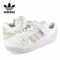 新品 アディダス FORUM 84 LOW【25.5cm】定価13200円 フォーラム 天然皮革 レザー adidas スニーカー アディダス ローカット 白 靴 5518_画像1