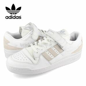 新品 アディダス FORUM 84 LOW【26cm】定価13200円 フォーラム 天然皮革 レザー adidas スニーカー アディダス ローカット 白 靴 5518