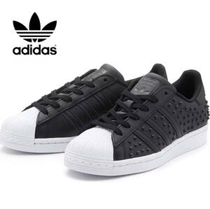 新品未使用 adidas スーパースター【22.5cm】定価15400円 レディース SUPERSTAR シューズ スニーカー 靴 アディダス SUPER STAR 黒 3398