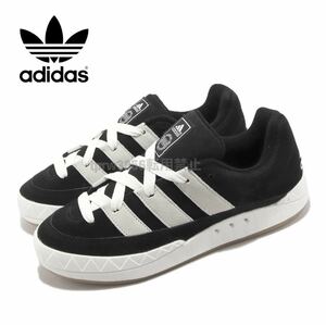 新品未使用 adidas アディマティック【28cm】ADIMATIC レザー スエード アディダス スニーカー 靴 ブラック 黒 5274 シューズ スケート