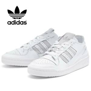 新品未使用 アディダス FORUM 84 【25cm】定価16500円 レザー 天然皮革 スニーカー adidas フォーラム ロー LOW 白 本革 7997 MINIMALIST