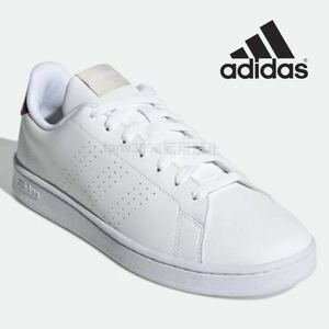 新品未使用 アディダス ADVANCOURT【22.5cm】定価8470円 スニーカー adidas アドバンコート 靴 白 カジュアル 5536 ローカット シューズ