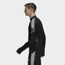 新品未使用 adidas トレーニングトップ【O】定価7689円 アディダス スポーツ 運動 サッカー ランニング ラグビー 黒 ピステ ジャージ 7157_画像3