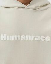 新品未使用 ファレル adidas パーカー【XL】定価17600円 Humanrace ヒューマンレース ベージュ フーディー トレーナー 4818 アディダス_画像6