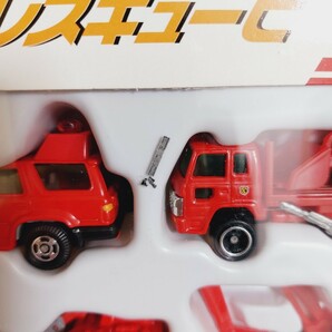 トミカ 消防車まつり レスキュービークルセット朱(あか) ギフトセットの画像10