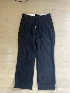 オールドジョー16AWウールパンツ34 OLD JOE