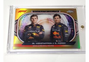 【M.Verstappen/S.Peres】2022 Topps Chrome Formula 1 CONSTRUCTOR COALITION/GOLD/50枚限定