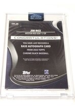 【Jim Rice】2022 Topps Chrome BLACK SIGNATURE BASE AUTOGRAPH CARD GOLD 直筆サインカード /50枚限定_画像2