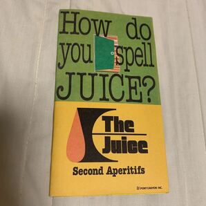 The JUICE Second Aperitifs 非売品 ダイジェスト CD 8cm