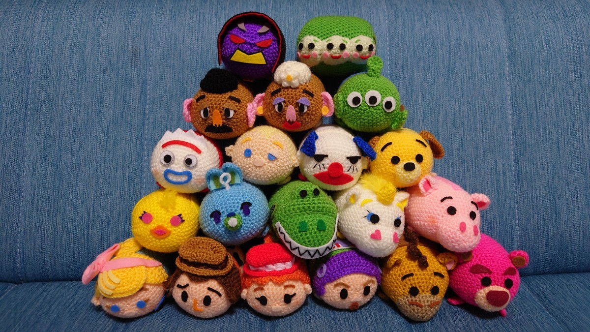 Amigurumi Toy Story Handmade Tsum Tsum, toy, game, stuffed toy, Amigurumi